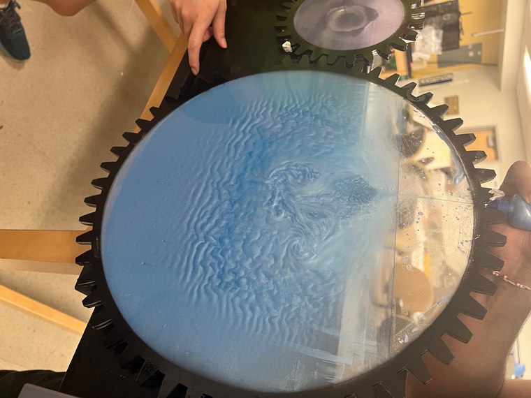 Rheoscopic Gear Train