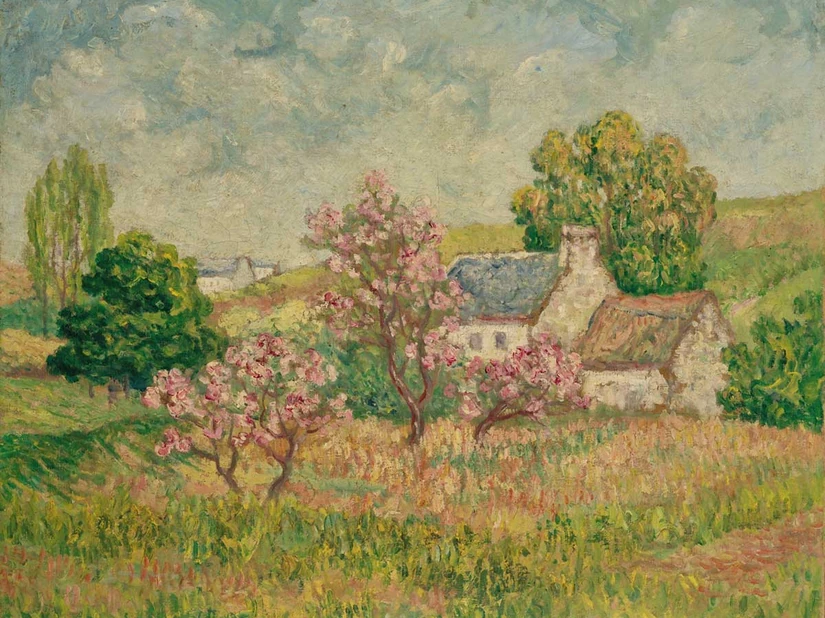 Printemps a Pont-Aven by Ernest de Chamaillard